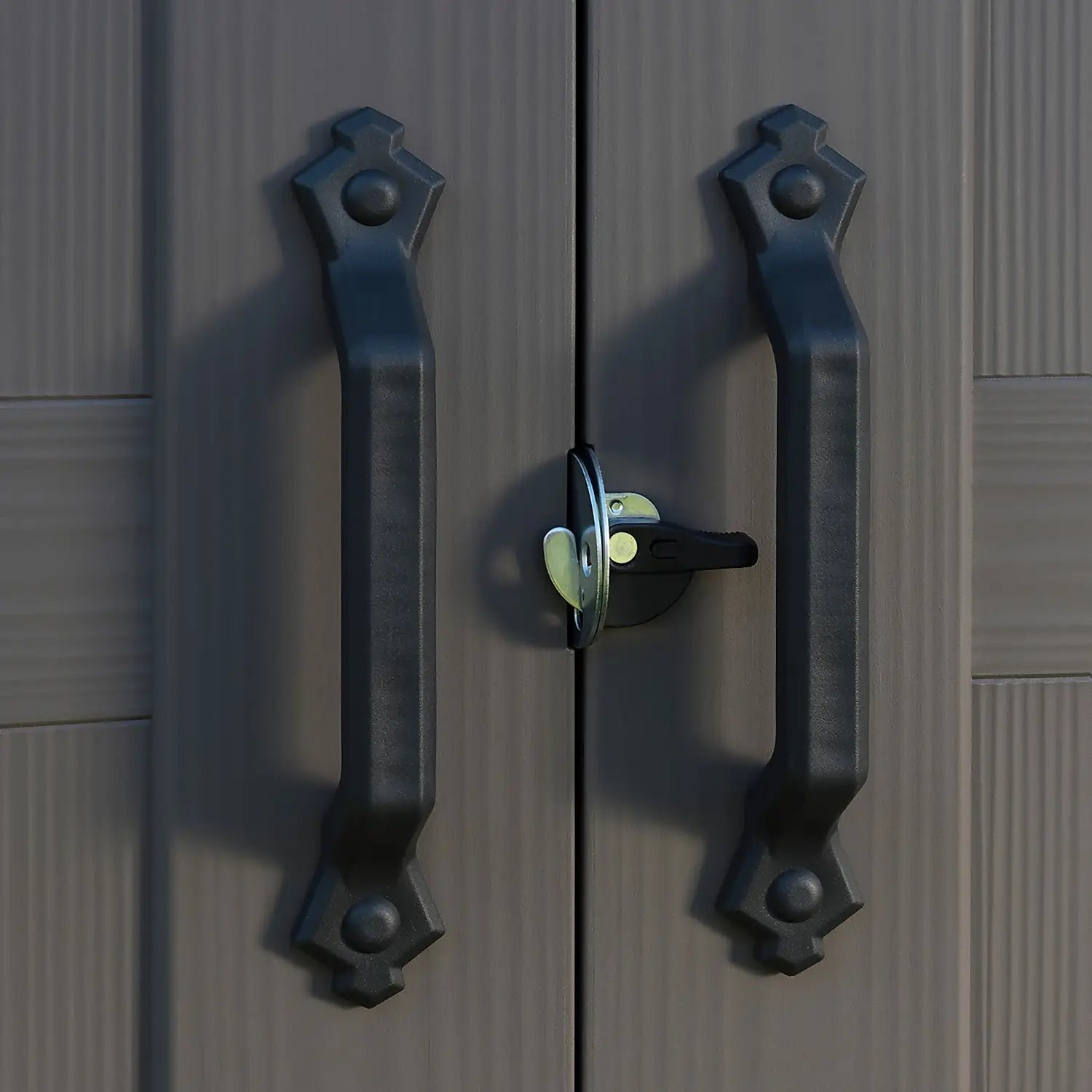 Keter 8’x11′ Factor Heavy Duty Plastic Garden Shed – Beige - Image 8