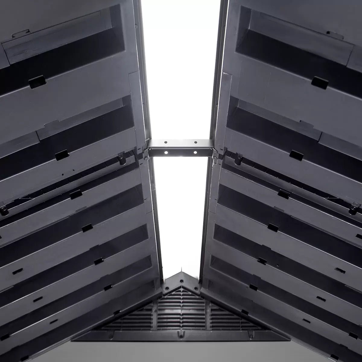 Keter 7.5’x11′ Premier Heavy Duty Plastic Shed – Grey - Image 6