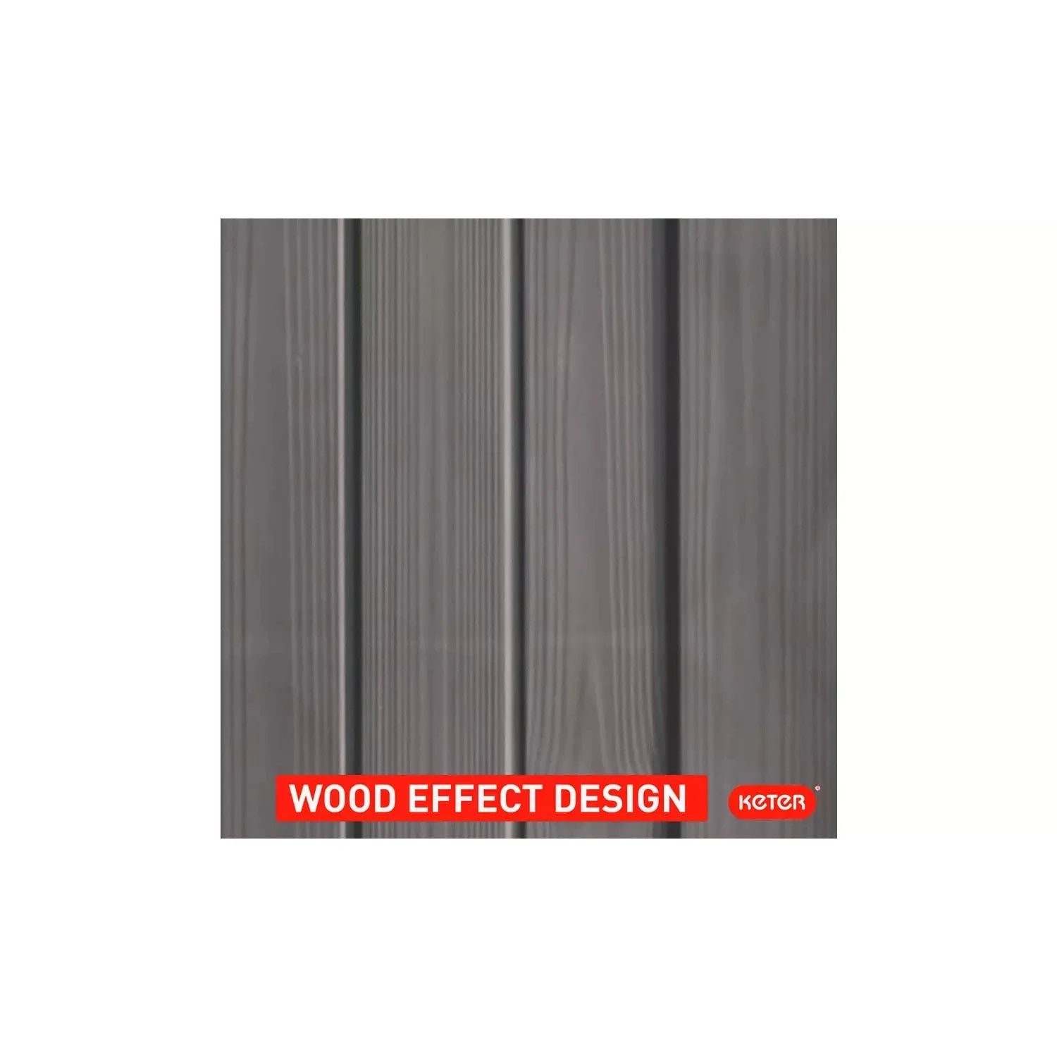 Keter 8’x8′ Factor Heavy Duty Plastic Garden Shed – Beige - Image 6