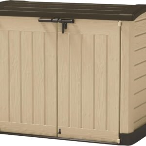 Keter Store-it-out ARC Beige & Taupe 1200L Garden storage box 1200mm 1460mm