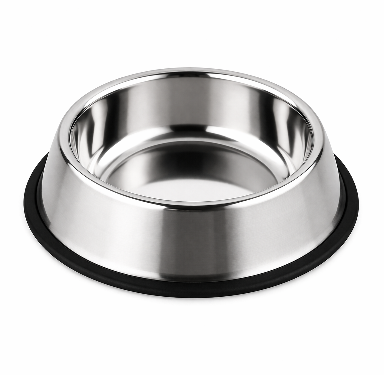 Non-Slip Stainless Steel Dog Food and Water Bowl – Durable, Anti-Spill Pet Dish with Rubber Base for Stability - Image 4