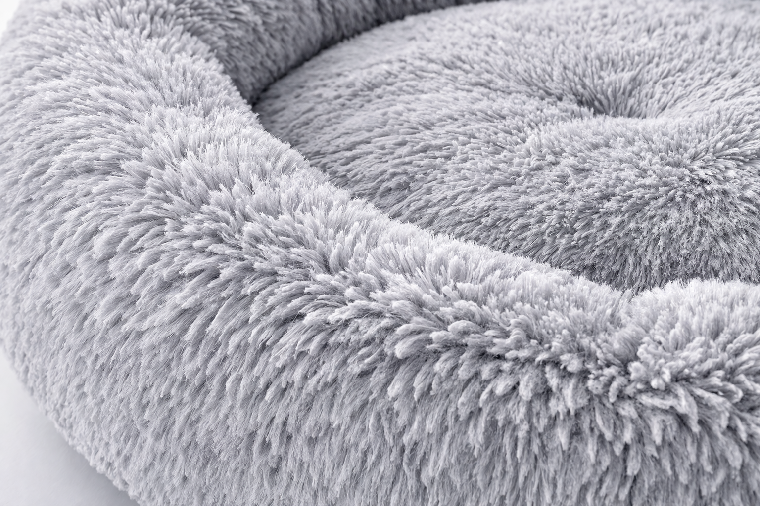 Comfortable Round Pet Bed – Soft Plush Dog and Cat Cushion with Raised Edges for Ultimate Comfort - Image 4